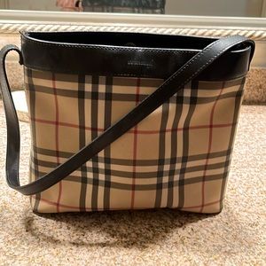 Gently used Burberry handbag.